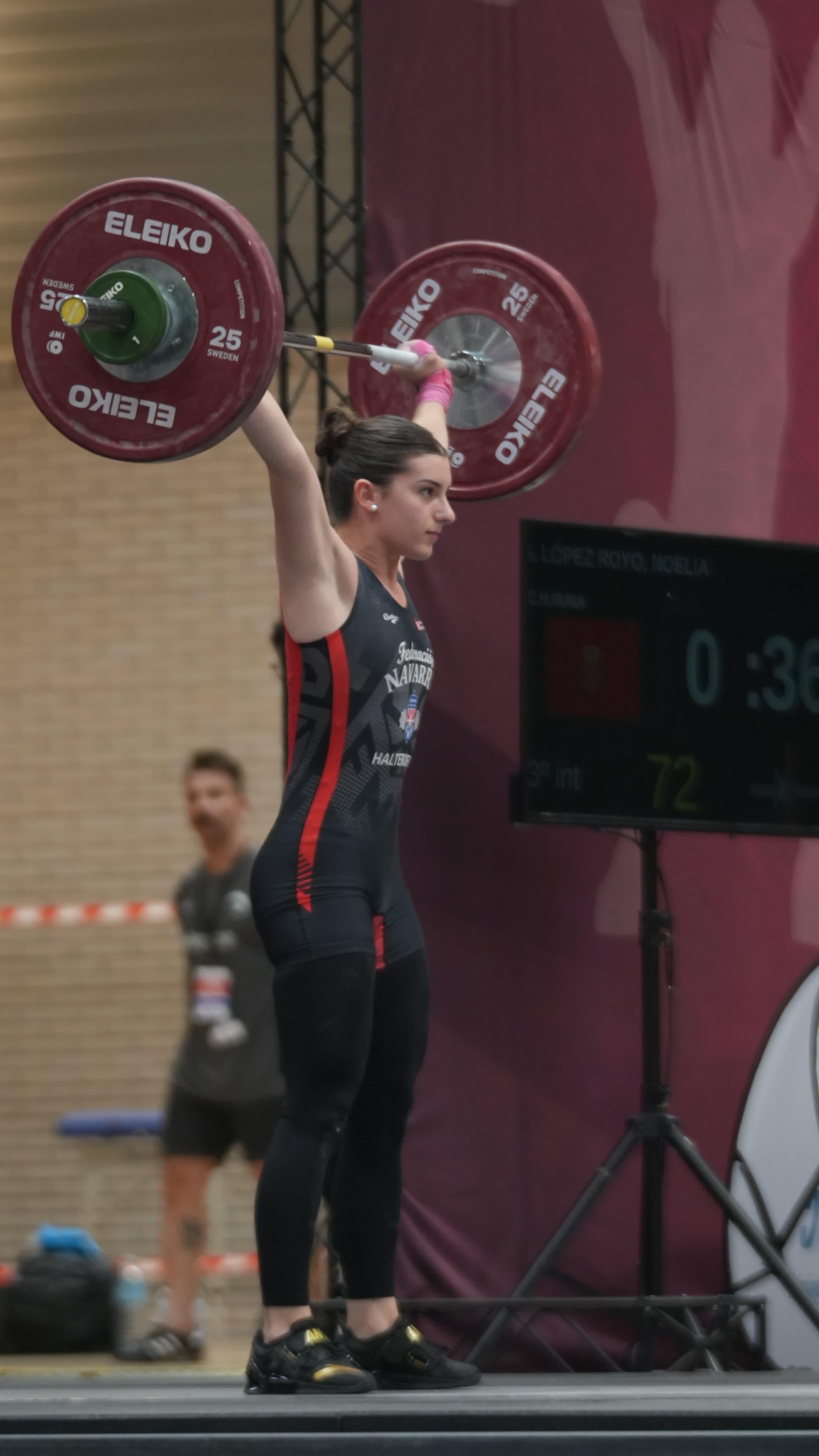 Tres navarras, campeonas de España en el Nacional Absoluto de Halterofilia 2025